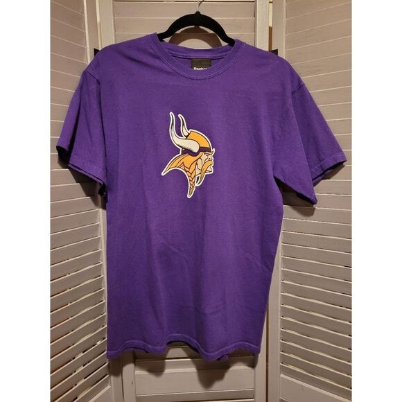 Reebok Vikings Favre T-shirt- Size S - Picture 1 of 5